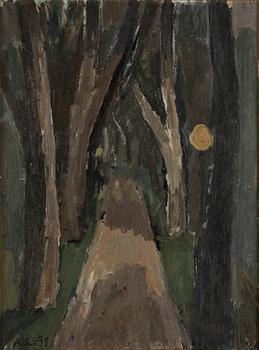 Alf Lindberg, oil on canvas, signed and dated -39.