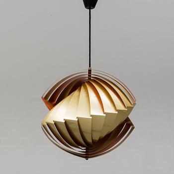 LOUIS WEISDORF, a 'Konkylie'/'Tivoli' ceiling lamp, from Lyfa, Denmark.