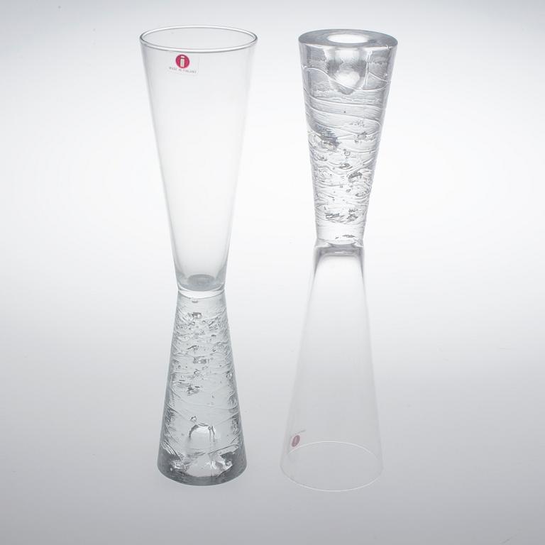 CHAMPAGNEGLAS, 6 stycken, "Arkipelago", Timo Sarpaneva, Iittala, 1980-93.