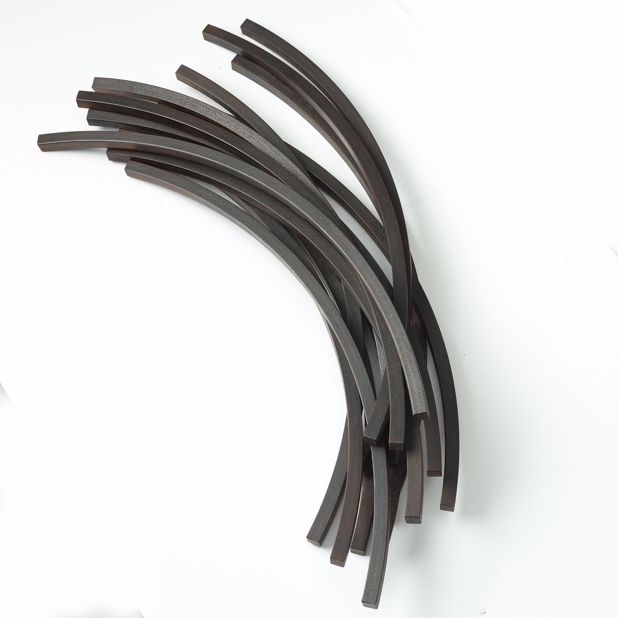 Bernar Venet, "Arcs in Disorder: 83.5 Arc x 14".