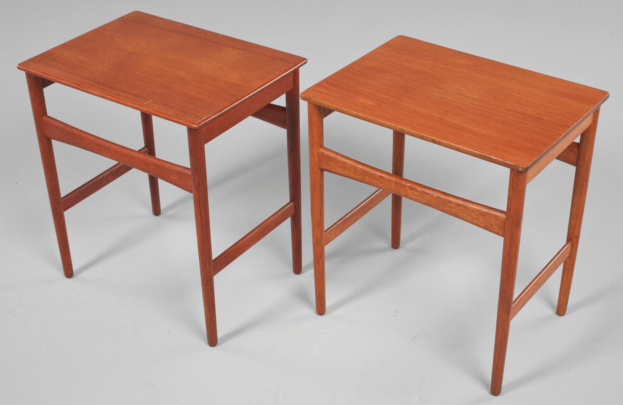 SÄNGBORD, ett par, Hans J Wegner, Andreas Tuck, Danmark, 1950/60-tal.