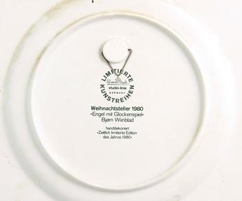 JULTALLRIKAR, 6 st, porslin, Björn Wiinblad, Rosenthal.