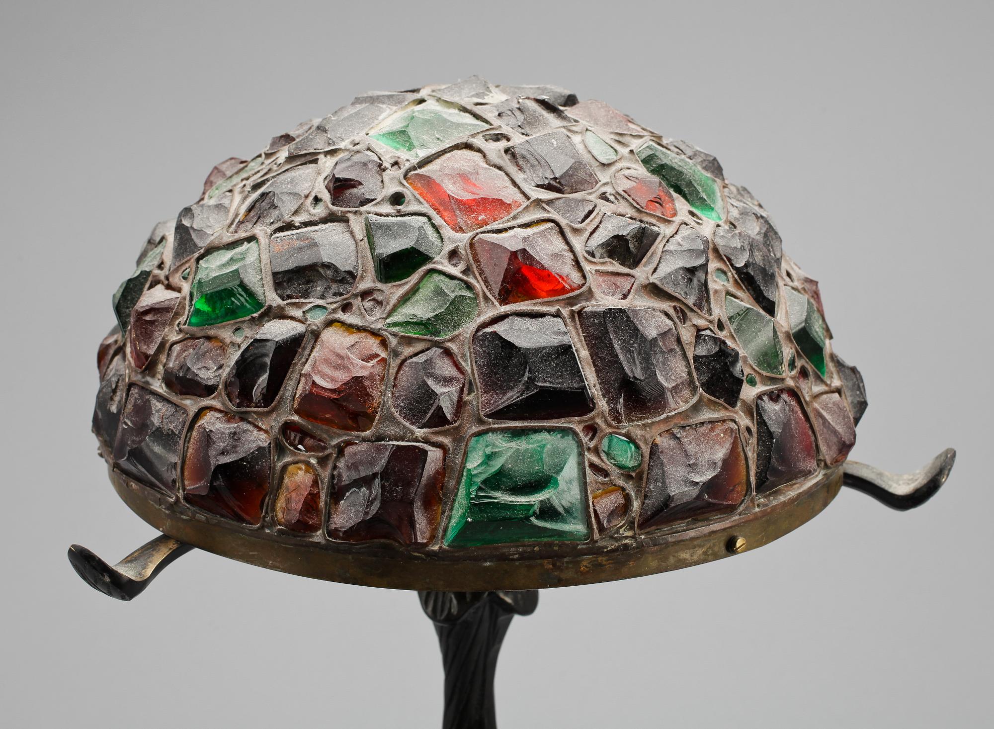 BORDSLAMPA, jugendstil, 1900-tal.