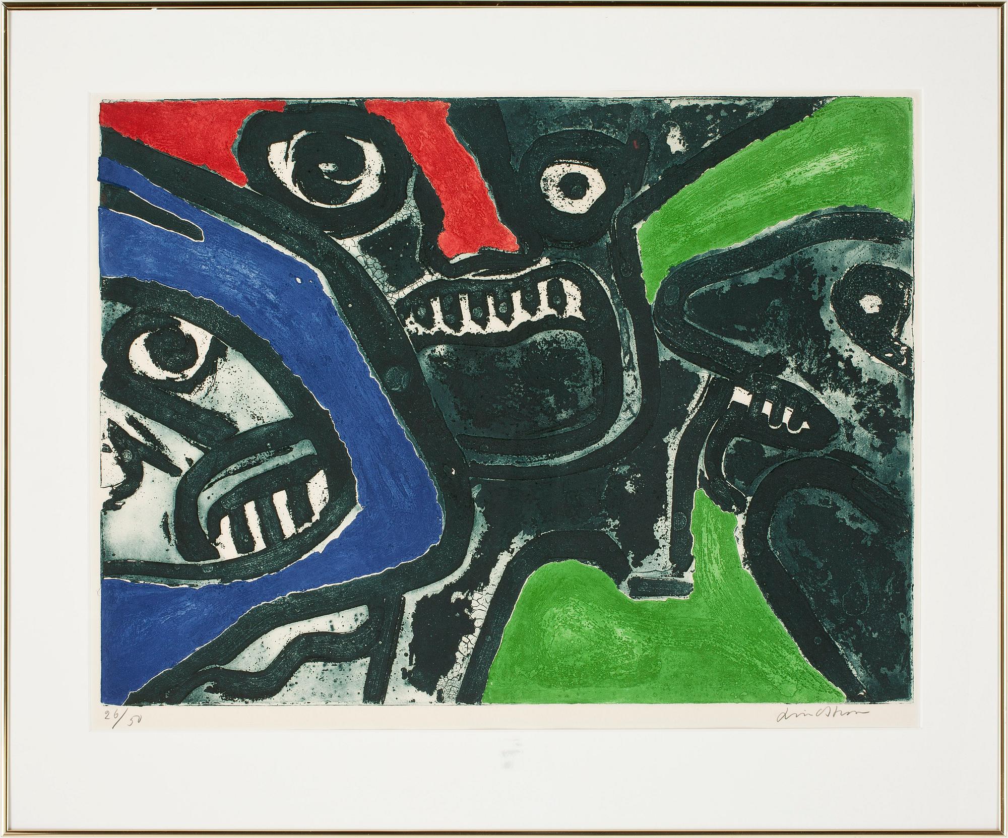 BENGT LINDSTRÖM, carborundumetsning, signerad o numrerad 26/50.