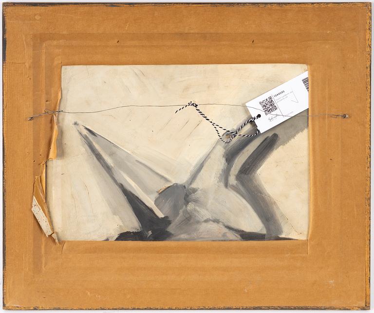 Sixten Lundbom, oil on panel, signed.