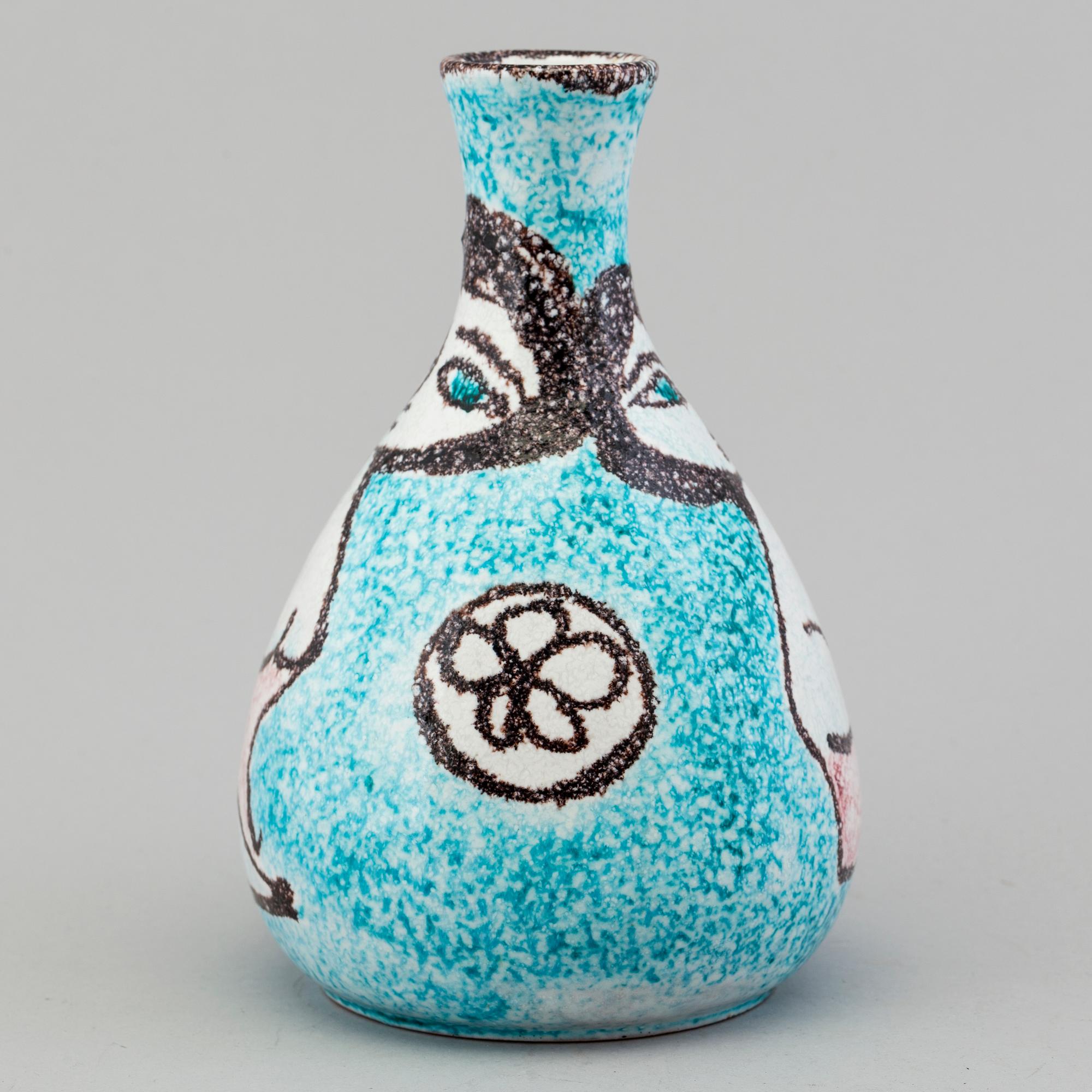 MARCELLO FANTONI, a 1950's ceramic vase, Italy.