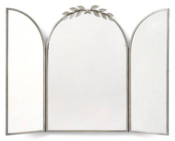 182. Estrid Ericson, a pewter framed mirror modell "A 884", Firma Svenskt Tenn, Stockholm, 1934.