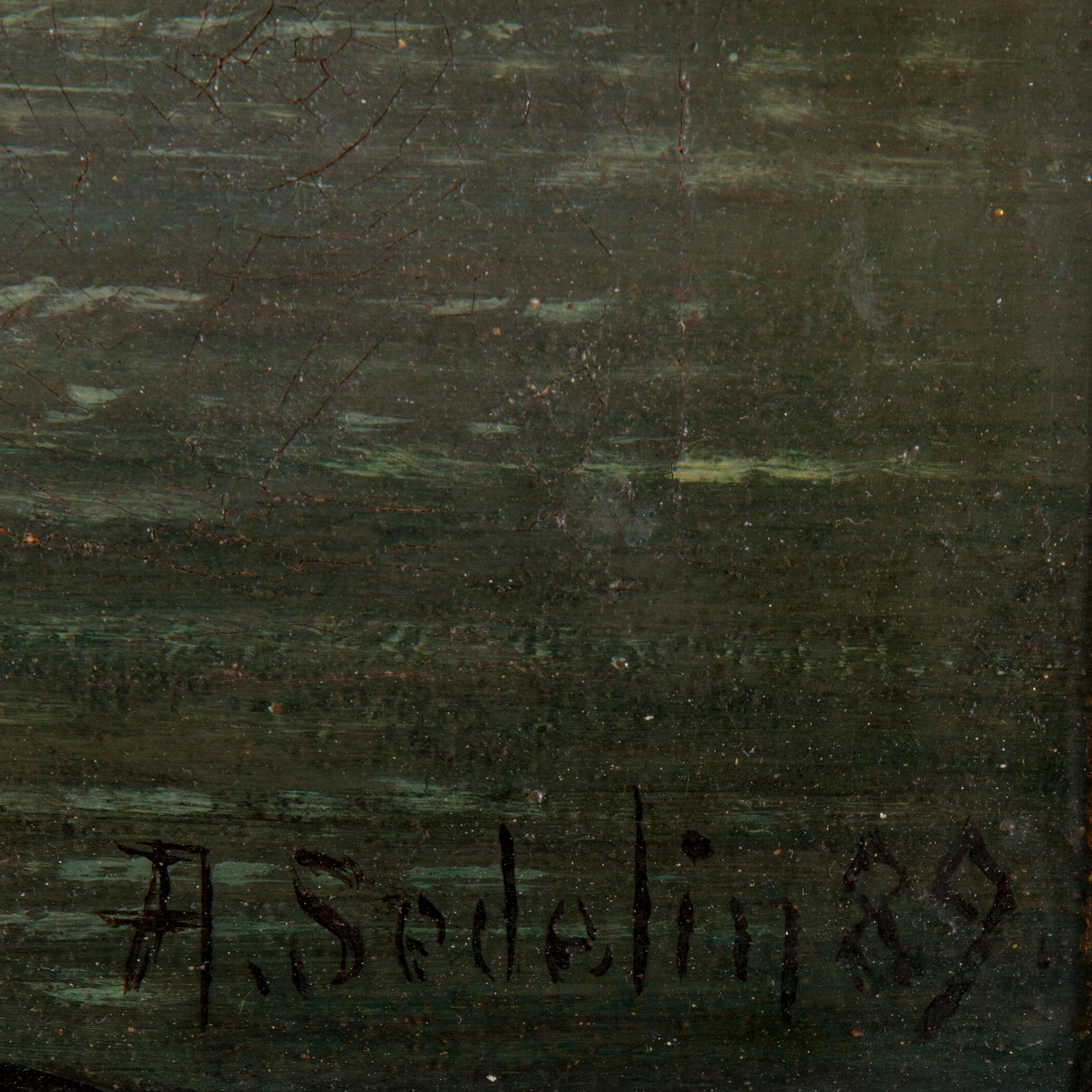 AUGUST SEDELIN, olja på duk, signerad o daterad - 89.