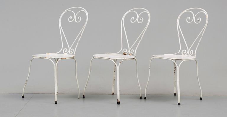 CAFÈSTOLAR, 3st, 1900-talets andra kvartal, trol Frankrike.