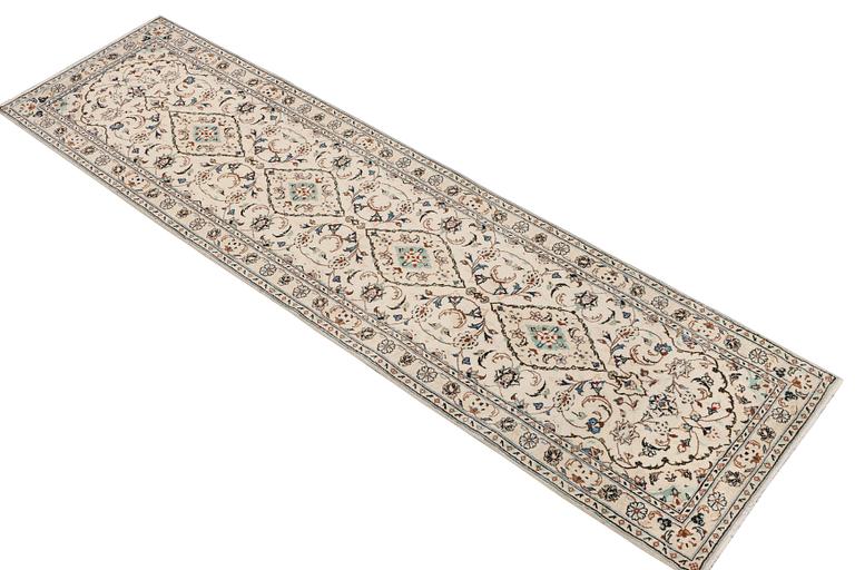 Gallerimatta, Keshan, ca. 300 x 80 cm.