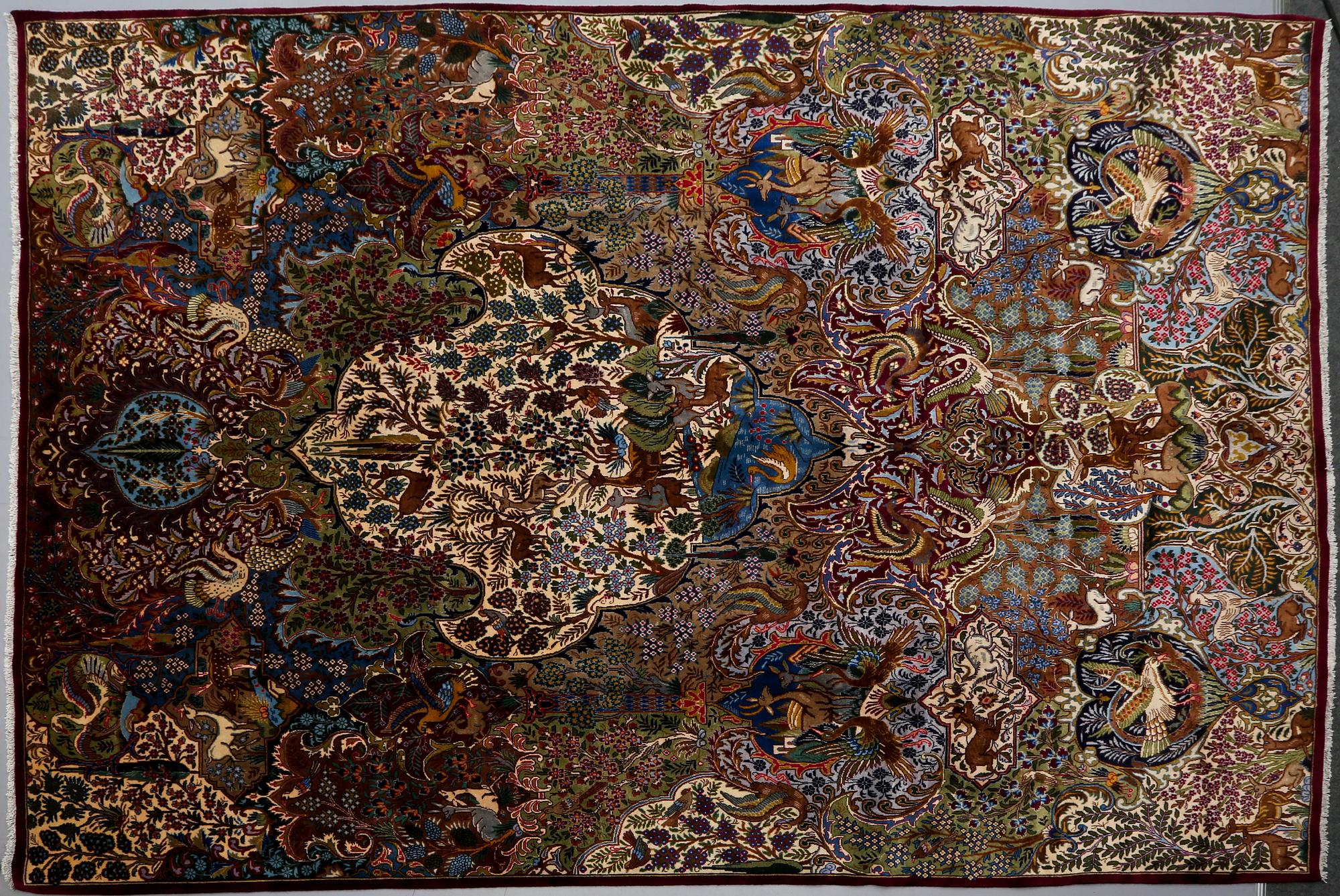 MATTA, Kashmar, modern tillverkning, 392 x 292 cm.
