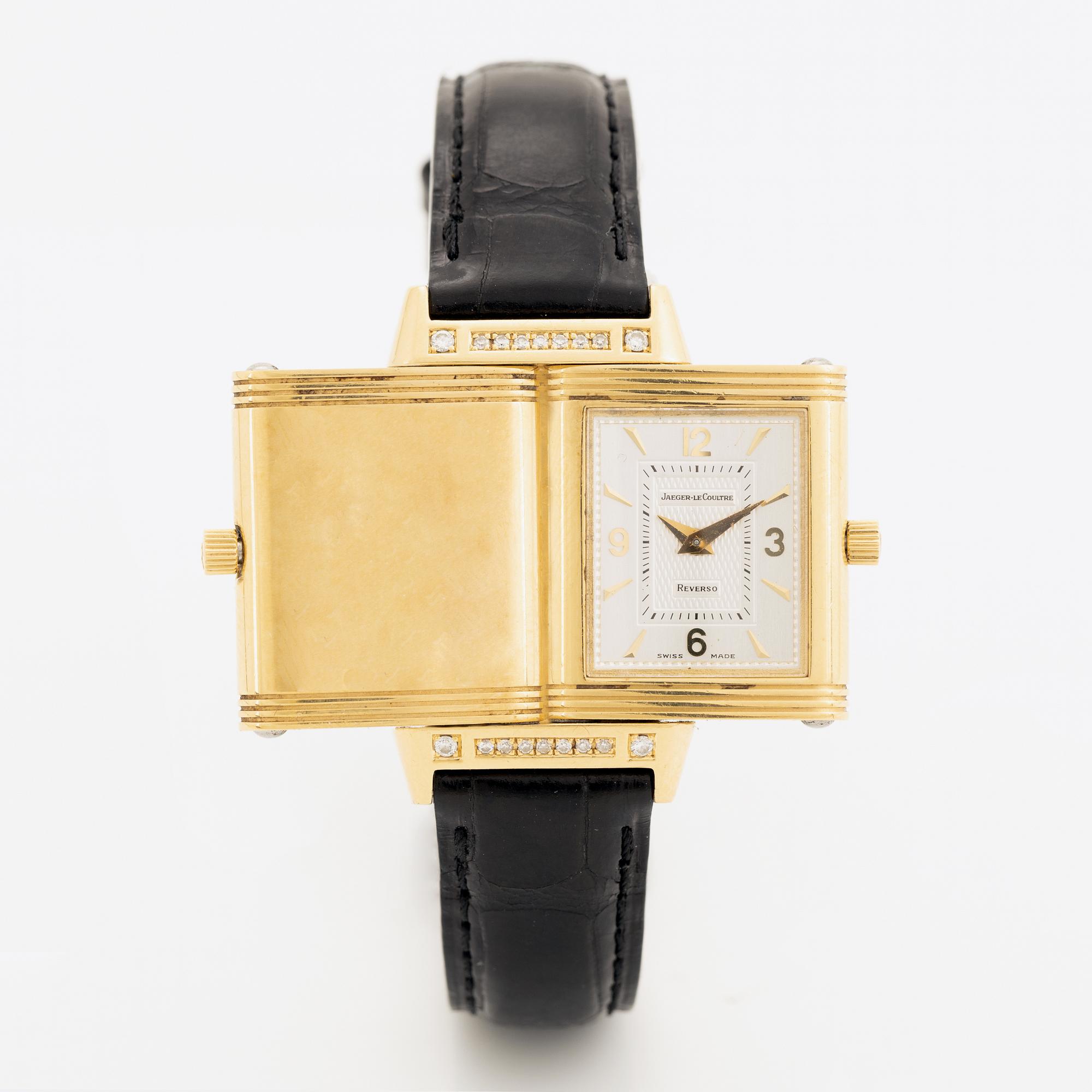 Jaeger-LeCoultre, Reverso, wristwatch, 19,5 x 28,5 (33) mm.