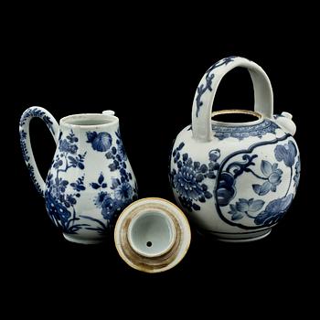 PARTI PORSLIN, 4 delar, Kina, 1700/1800-tal.