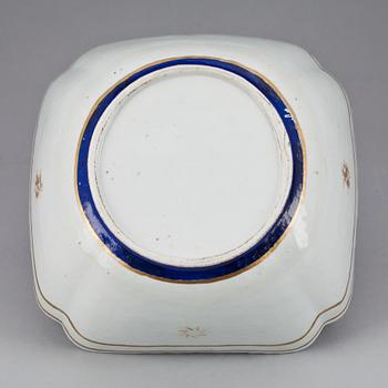 SKÅL, kompaniporslin. Qing dynastin, Qianlong (1736-95).