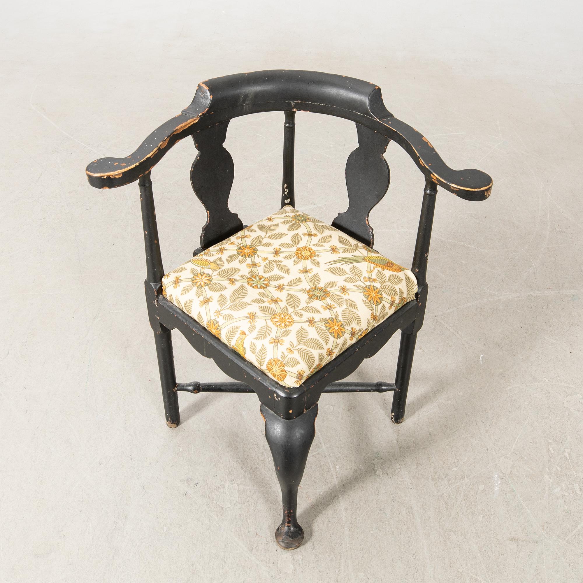 Puderstol, rokoko, 1700-talets andra hälft.