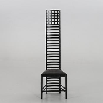 CHARLES RENNIE MACKINTOSH, chair "Hill House" Cassina later part of the 20th century.