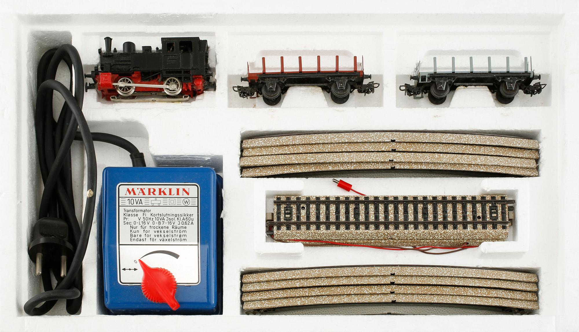 PARTI MODELLTÅG, Märklin, Set #2915 samt #3126, Tyskland, 1900-talets andra hälft.