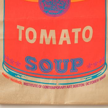 Andy Warhol, "Campbell's soup can (Tomato)".