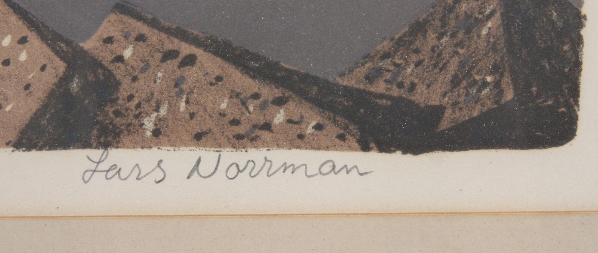 NORRMAN, LARS, färglitografi, sign o numr 192/310.