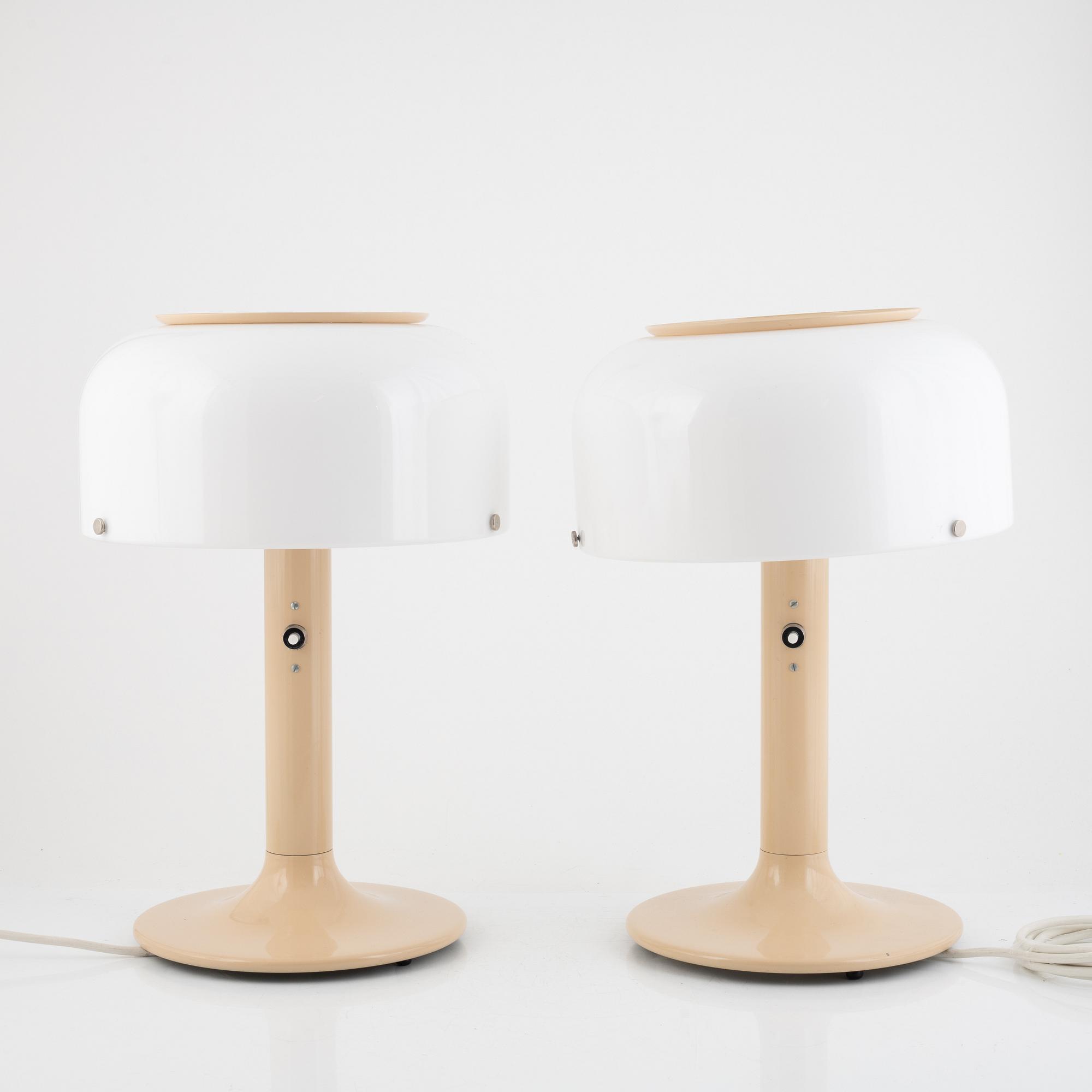 Anders Pehrson, table lamps, a pair, "Knubbling", Ateljé Lyktan.
