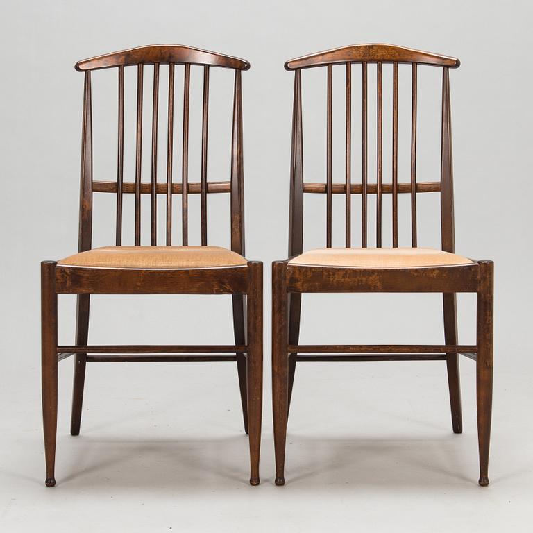 Kerstin Hörlin-Holmquist, Eight 1970's 'Charlotte' dining chairs for Asko.