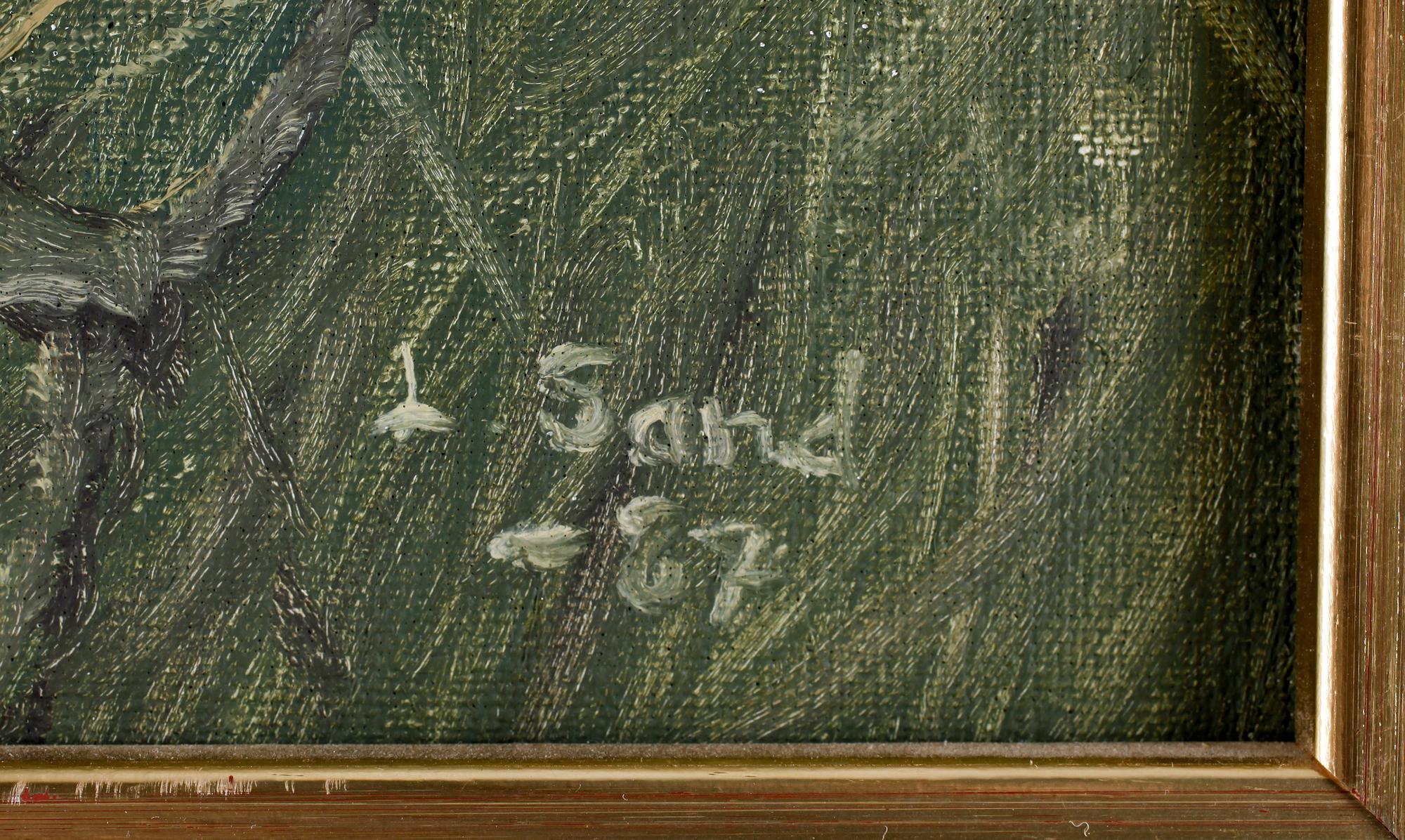 LENNART SAND, olja på duk, sign o dat -87.
