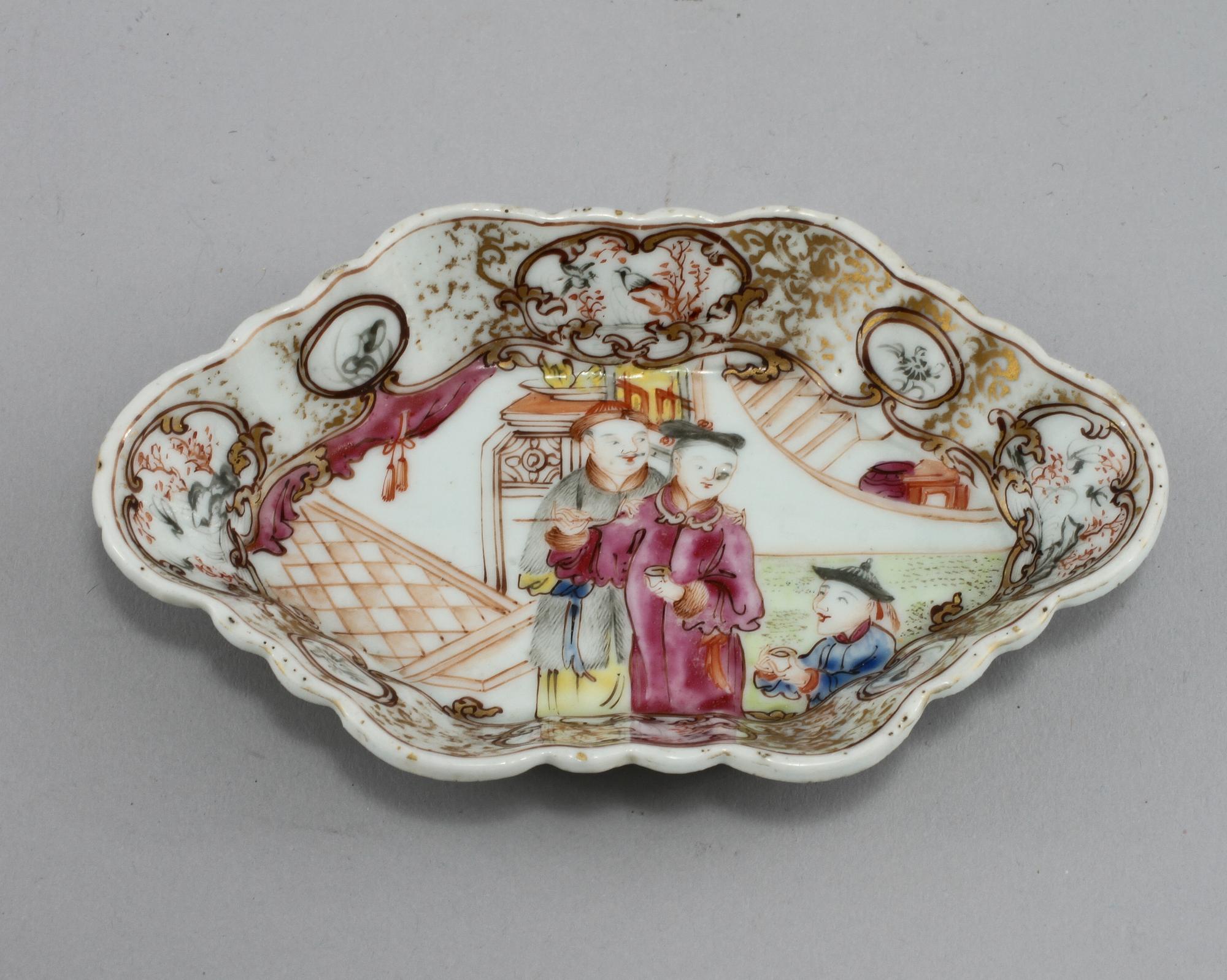 TEDOSA samt FAT, porslin, Kina, 1700-tal.