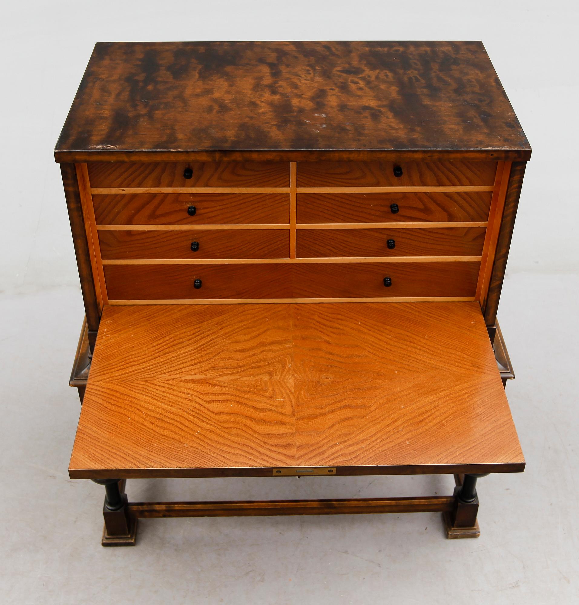 BESTICKSCHATULL, 1930-tal.