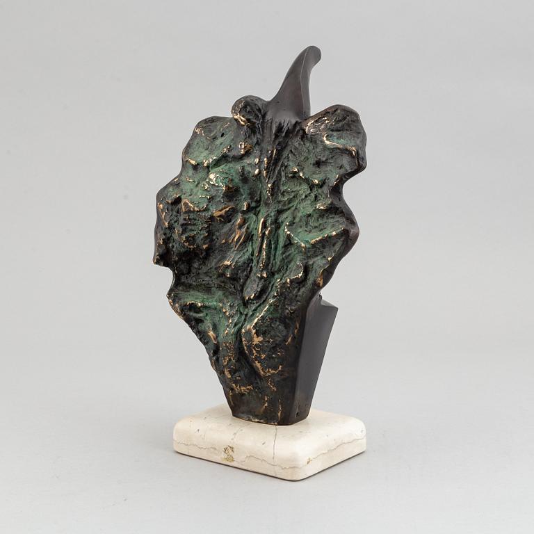 Stan Wys, sculpture, patinated and polished bronze, signed and numbered 4/12, dated 1998.