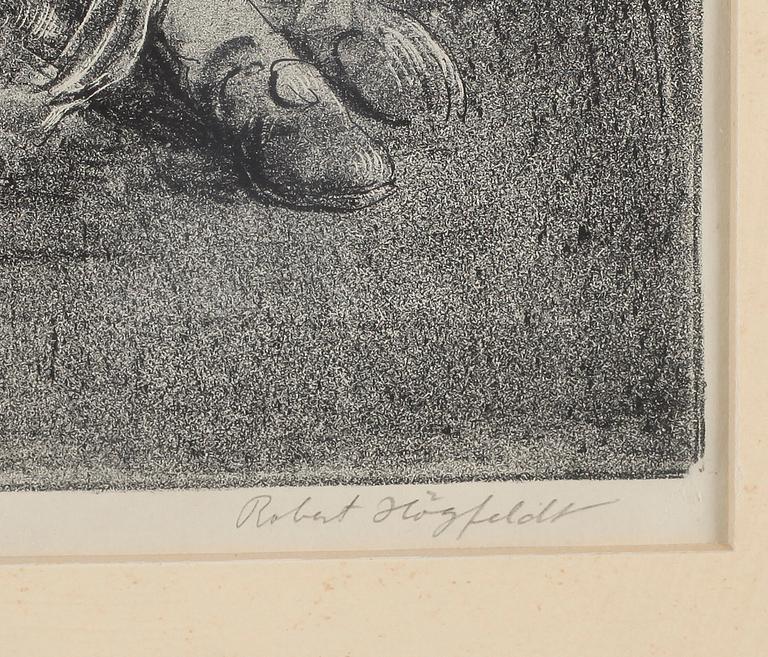 ROBERT HÖGFELDT, litografi, signerad och numrerad 3/100.
