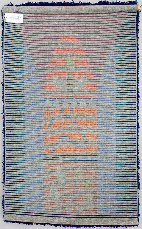 ANNUKKA TIITTANEN, A Rya long pile rug for Taito Pirkanmaa, The Vesilahti series. Ca 130x80 cm.