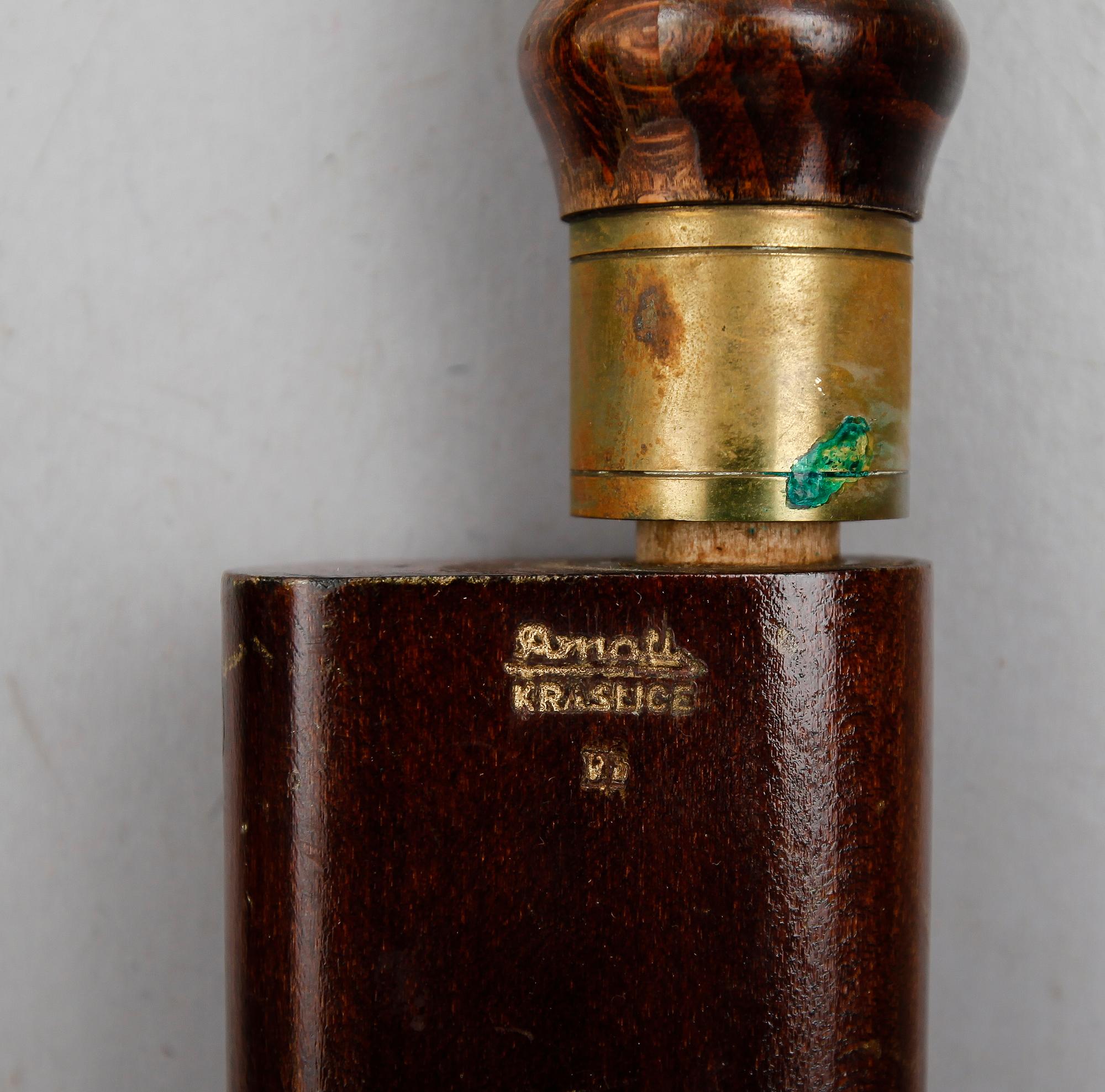 SÄCKPIPA, märkt Amati, Kraslice, 1800-tal.