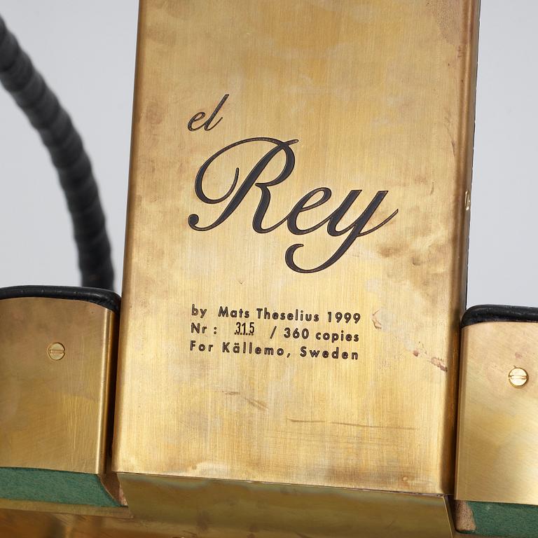 A Mats Theselius brass 'El Rey' easy chair, Källemo Sweden post 1999.