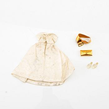 Barbiekläder 8 set. vintage bl a "Country Club Dance" Mattel 1965, "Ballerina" Mattel 1961-65.