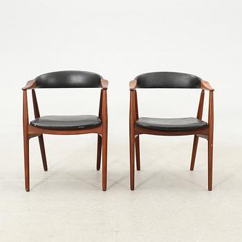 Armchairs, a pair from the 1950s/60s, Denmark.