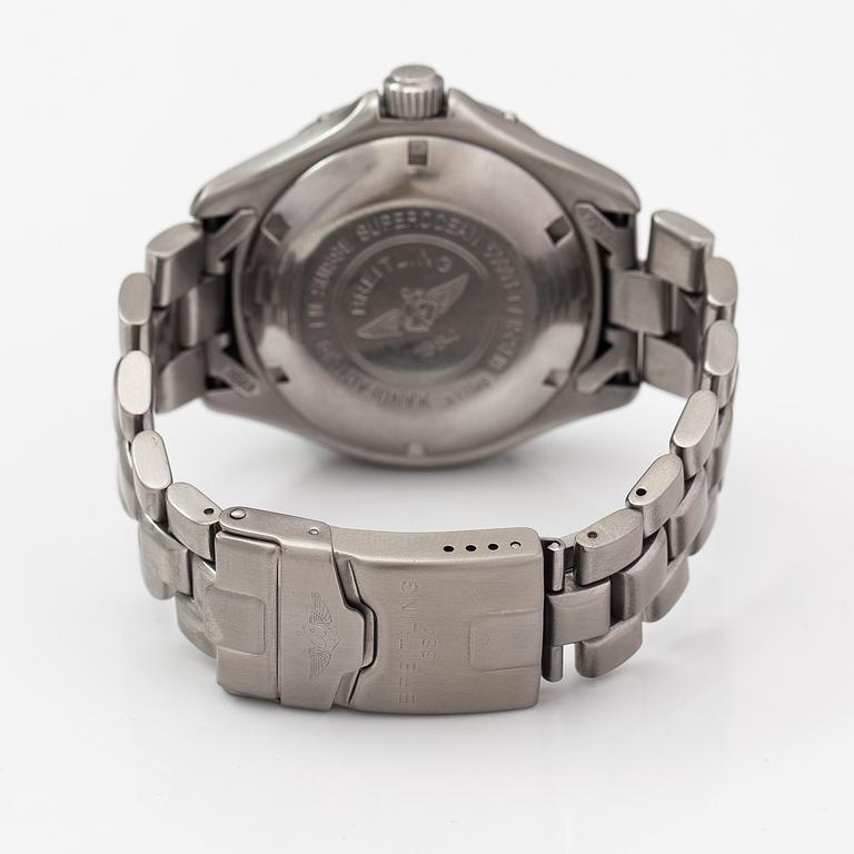 Breitling, Superocean, professional, 1524m, armbandsur, 41 mm.