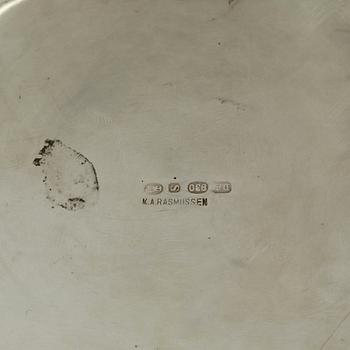 Stop, silver, K. A Rassmussen, 1900-tal. Totalvikt ca 685 gram.