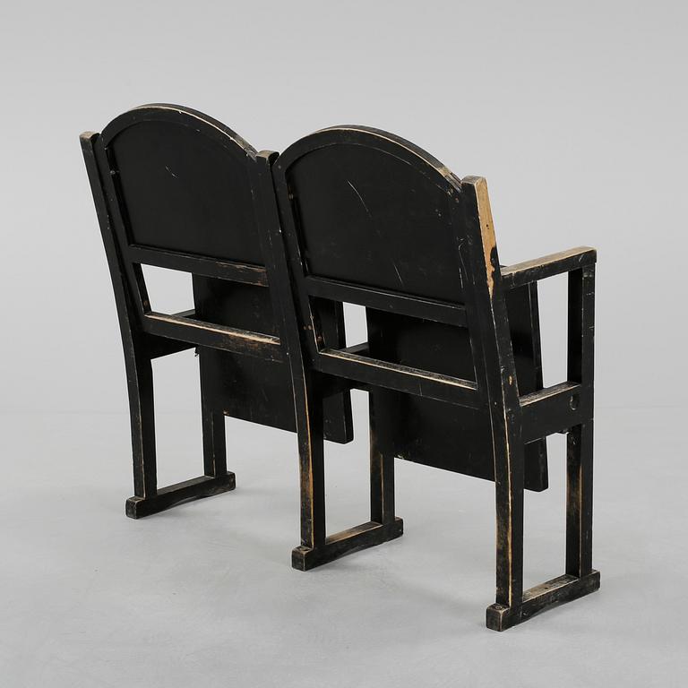 TEATERSTOLAR, ett par, Gemla möbelfabrik, Diö, 1930/40-tal.