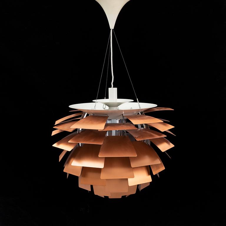 Poul Henningsen, taklampa "PH-Kotte / PH Artichoke", för Louis Poulsen, Danmark, formgiven 1958.