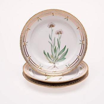 FAT, 3 st, Flora Danica, Royal Copenhagen 1963.