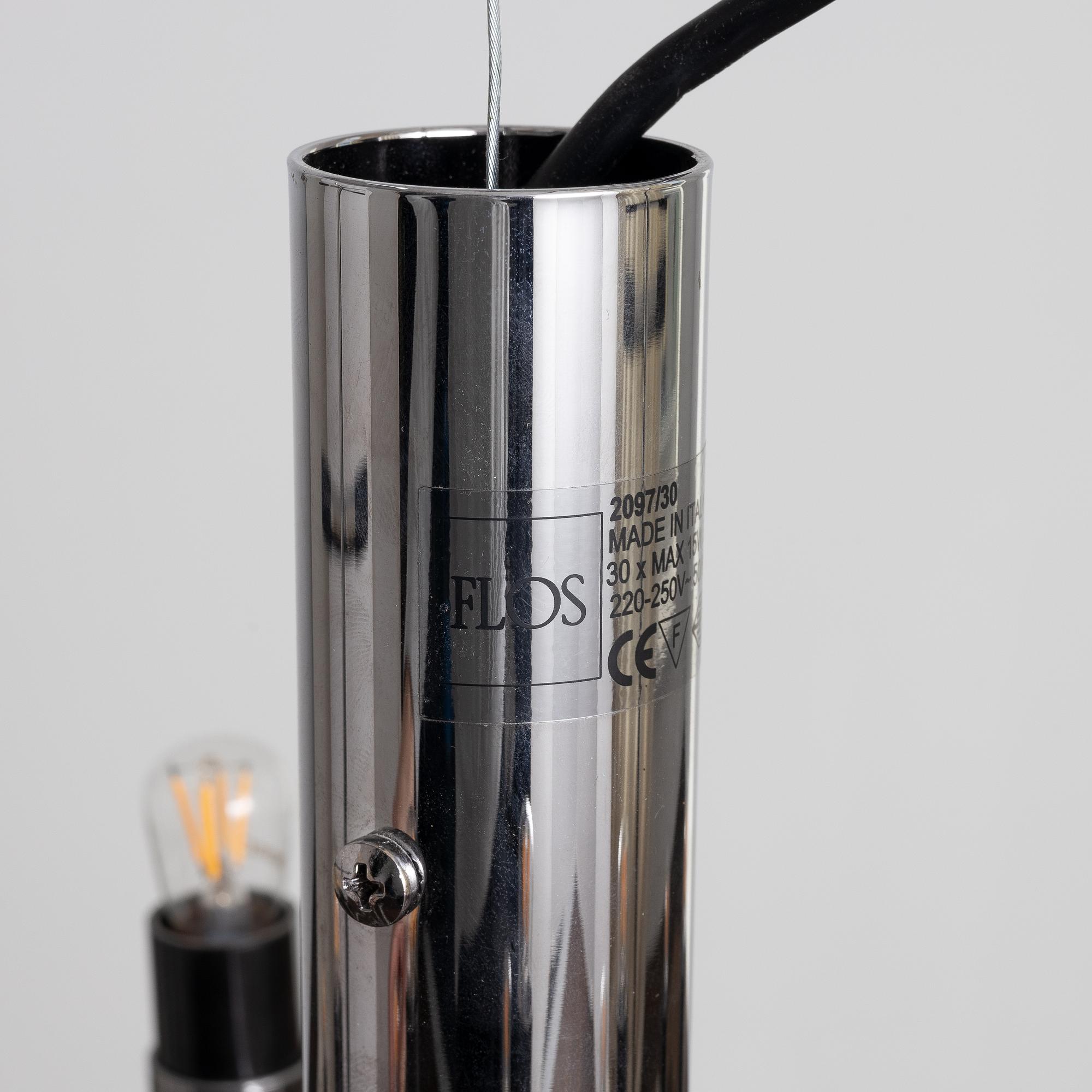 Gino Sarfatti, chandelier, model 2097/30, Flos, Italy.