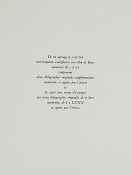 A set of two books  Joan Miró, Lithographe and  Miró Radierungen.