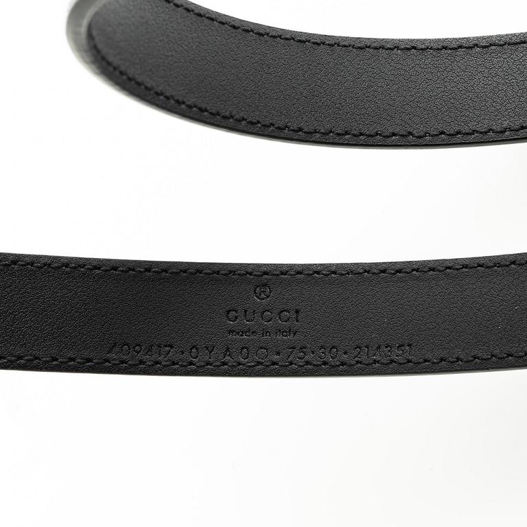 Gucci, skärp, storlek 75.