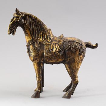 SKULPTUR, järn, orientalisk, 1900-talets andra hälft.