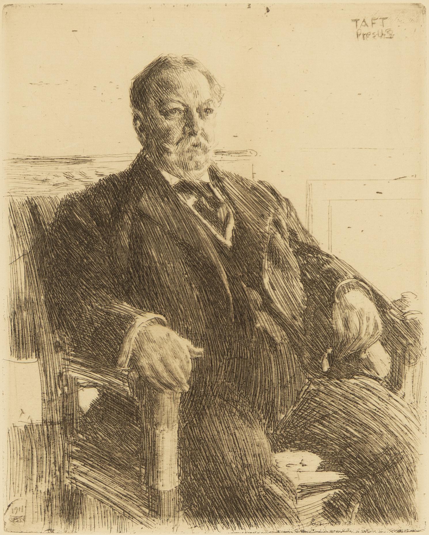 Anders Zorn, "President William H. Taft".