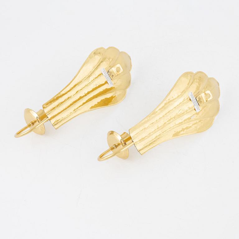 Lars Holmström, vägglampetter, ett par, Firma Lars Holmström, Arvika, 1990-91.