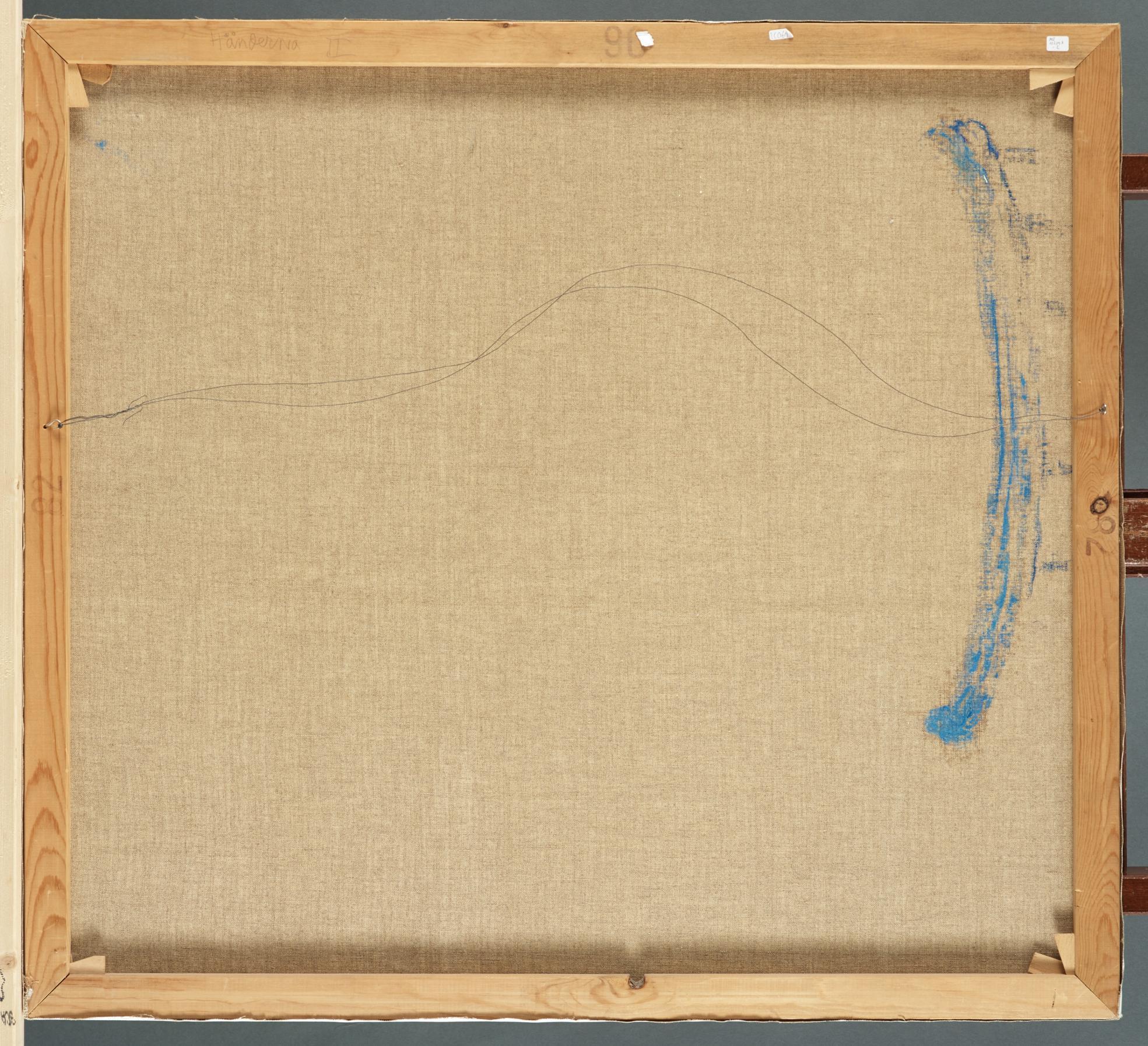 LENA CRONQVIST,  oil on canvas signed L. Cronqvist and dated 1968 on verso.