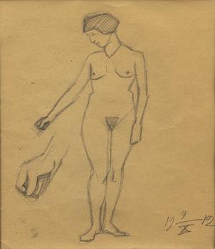 Ivan Aguéli, Model study.