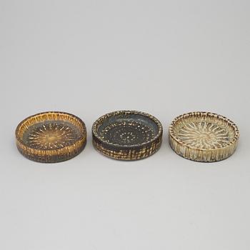 GUNNAR NYLUND, seven 'Rubus' stoneware piece from Rörstrand.