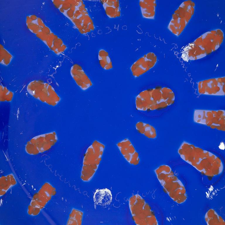 Sven Palmqvist, a 'Ravenna glass bowl, Orrefors, signed and dated 1986.